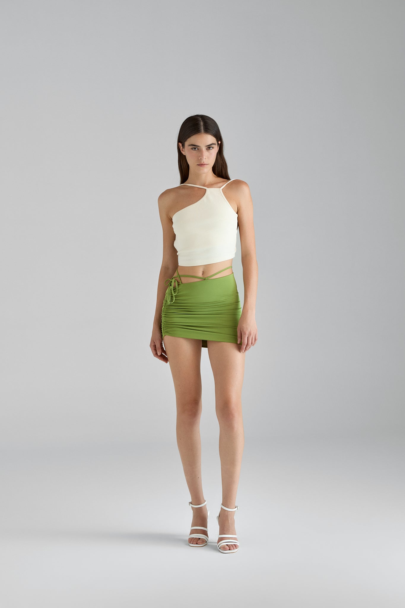 Sora / Tie-detail skirt