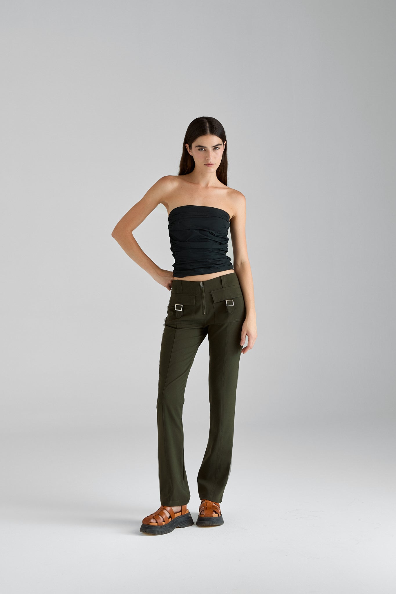 Giseo / Patch pocket pant