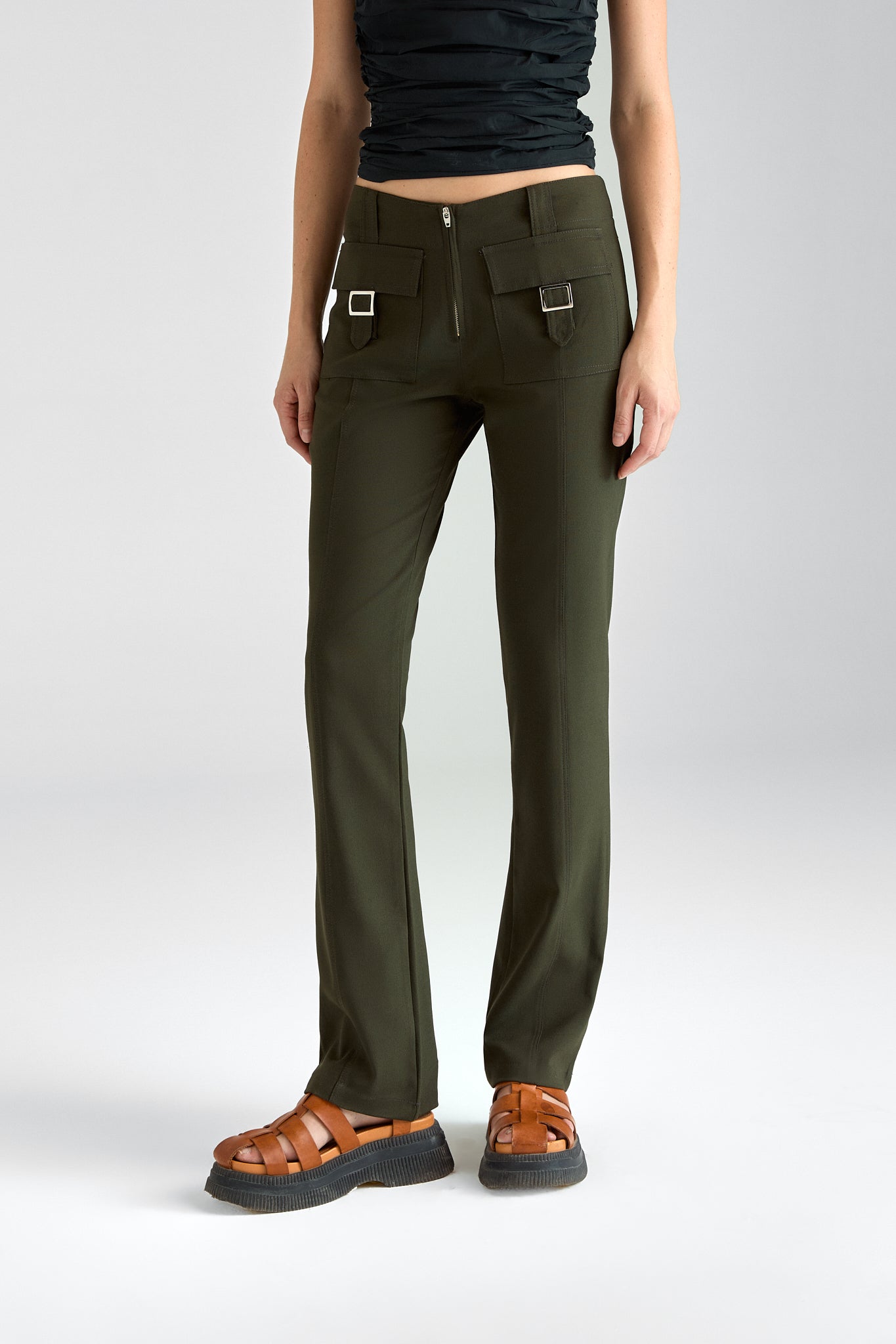 Giseo / Patch pocket pant